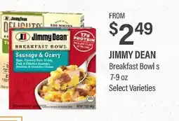 Commissary JIMMY DEAN Breakfast Bowl offer