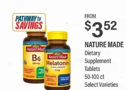 Commissary NATURE MADE Dietary Supplement Tablets offer