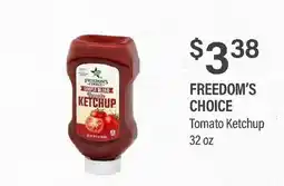 Commissary FREEDOM'S CHOICE Tomato Ketchup offer
