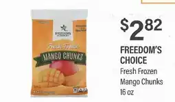 Commissary FREEDOM'S CHOICE Fresh Frozen Mango Chunks offer