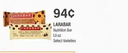 Commissary LARABAR Nutrition Bar offer