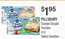 Commissary PILLSBURY Toaster Strudel Pastries offer