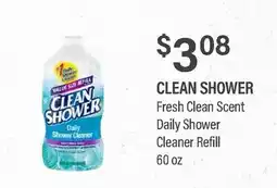 Commissary CLEAN SHOWER Fresh Clean Scent Daily Shower Cleaner Refill offer