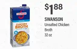 Commissary SWANSON Unsalted Chicken Broth offer