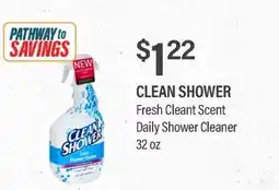 Commissary CLEAN SHOWER Fresh Cleant Scent Daily Shower Cleaner offer