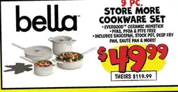 Ollie's bella 9 PC. STORE MORE COOKWARE SET offer