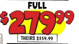 Ollie's ALOE VERA FULL MATTRESS offer