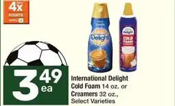 Albertsons International Delight Cold Foam offer