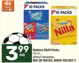 Albertsons Nabisco Multi Packs offer
