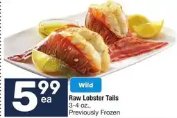 Albertsons Raw Lobster Tails offer