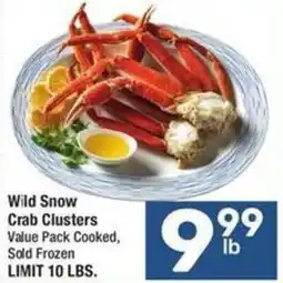 Albertsons Wild Snow Crab Clusters offer