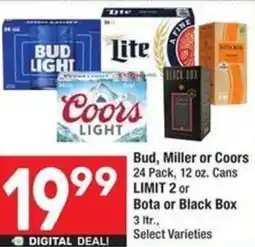 Albertsons Bud, Miller or Coors offer
