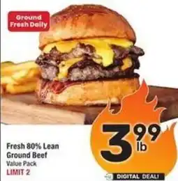 Albertsons Fresh 80% Lean Ground Beef offer