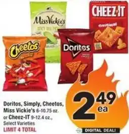Albertsons Doritos Simply Cheetos Miss Vickies offer