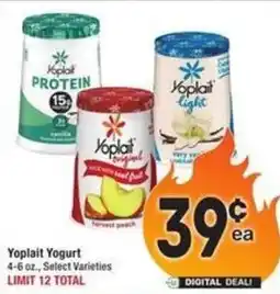 Albertsons Yoplait Yogurt offer