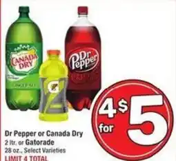 Albertsons Dr Pepper or Canada Dry offer