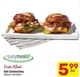 Albertsons Deli Sandwiches offer