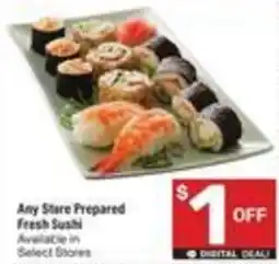Albertsons Any Stare Prepared Fresh Sushi offer