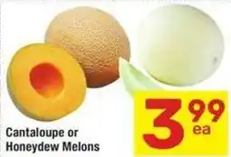 Albertsons Cantaloupe or Honeydew Melons offer