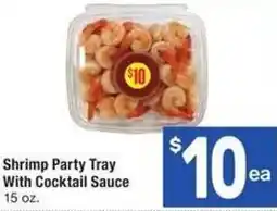 Albertsons Shrimp Party Tray With Cocktail Sauce offer