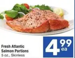 Albertsons Fresh Atlantic Salmon Portions offer
