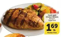 Albertsons Fresh Split Chicken Breasts offer