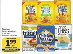 Albertsons Nabisco Snack Crackers offer