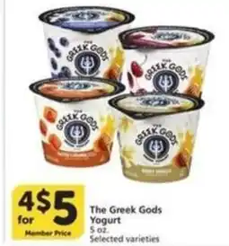 Albertsons The Greek Gods Yogurt offer