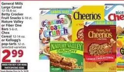 Albertsons General Mills Large Cereal offer