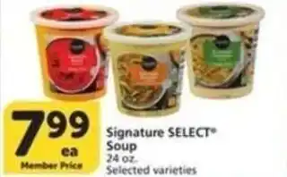 Albertsons Signature select soup offer