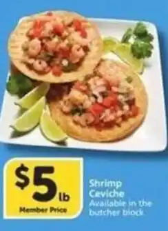 Albertsons Shrimp Ceviche offer