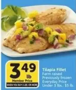 Albertsons Tilapia Fillet offer