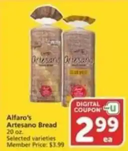 Albertsons Alfaros Artesano Bread offer