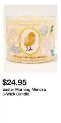Bath & Body Works Easter Morning Mimosa 3-Wick Candle offer
