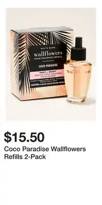Bath & Body Works Coco Paradise Wallflowers Refills 2-Pack offer