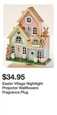 Bath & Body Works Easter Village Nightlight Projector Wallflowers Fragrance Plug offer