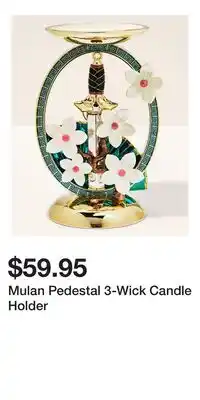Bath & Body Works Mulan Pedestal 3-Wick Candle Holder offer