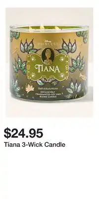 Bath & Body Works Tiana 3-Wick Candle offer