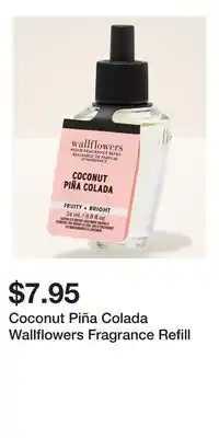Bath & Body Works Coconut Piña Colada Wallflowers Fragrance Refill offer