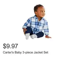 Costco Carter's Baby 3-piece Jacket Set offer