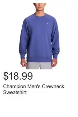 Costco Champion Men's Crewneck Sweatshirt offer
