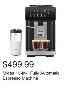 Costco Midea 10-in-1 Fully Automatic Espresso Machine offer