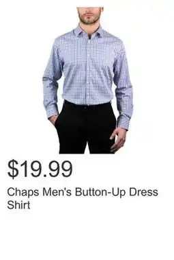 Costco Chaps Men's Button-Up Dress Shirt offer
