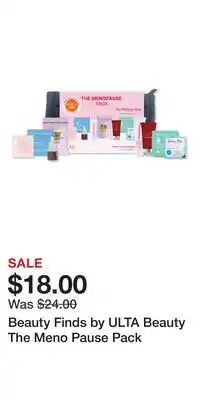Ulta Beauty Beauty Finds by ULTA Beauty The Meno Pause Pack offer