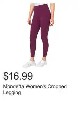 Costco Mondetta Women's Cropped Legging offer