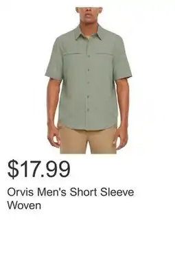 Costco Orvis Men's Short Sleeve Woven offer