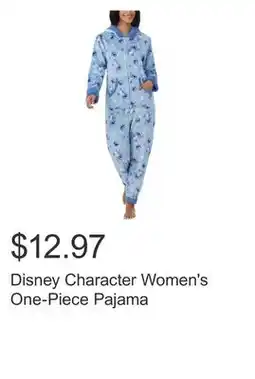 Costco Disney Character Women's One-Piece Pajama offer