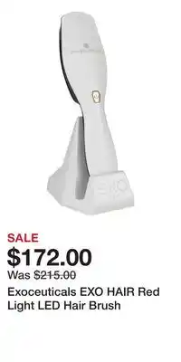 Ulta Beauty Exoceuticals EXO HAIR Red Light LED Hair Brush offer