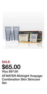 Ulta Beauty ATWATER Midnight Voayage: Combination Skin Skincare Set offer