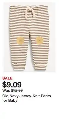 Old Navy Old Navy Jersey-Knit Pants for Baby offer